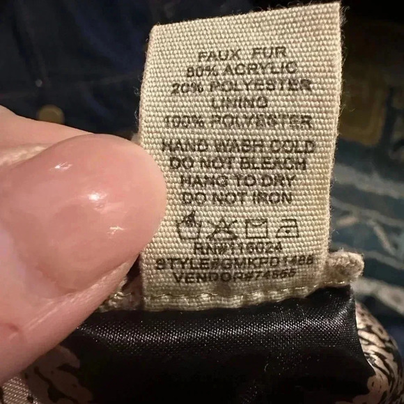 Gimmicks faux fur and lace vest - Picture 3 of 6